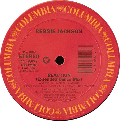 Rebbie Jackson : Reaction (12")