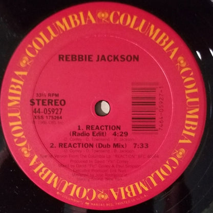 Rebbie Jackson : Reaction (12")