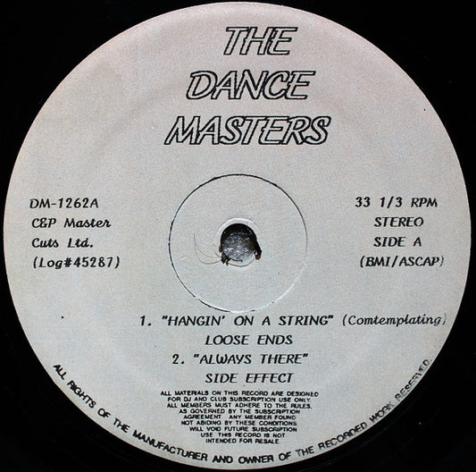 Various : The Dance Masters (12", Comp, Unofficial)