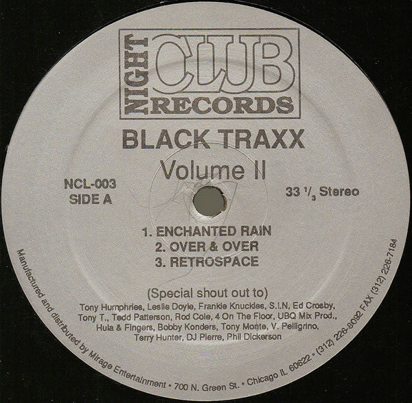 Black Traxx : Volume II (12")