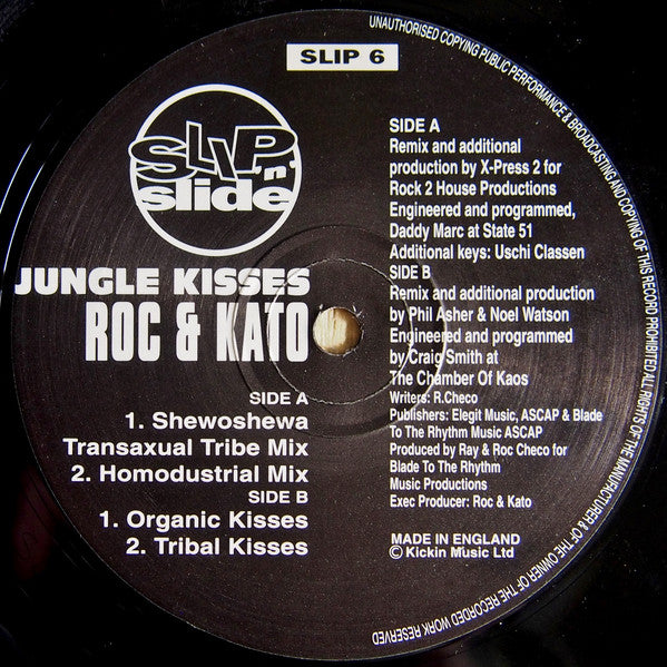 Roc & Kato : Jungle Kisses (2x12")