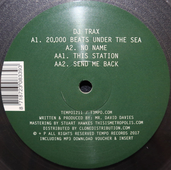 DJ Trax : 20 000 Beats Under The Sea (12", Ltd, Num, Cle)