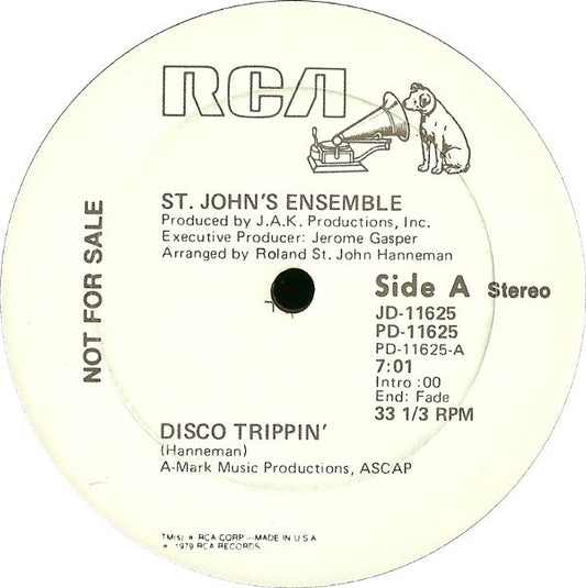 St. John's Ensemble : Disco Trippin' (12", Promo)
