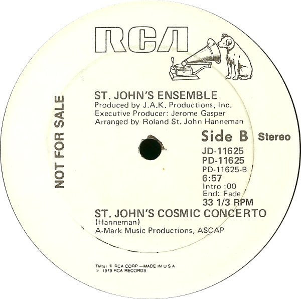 St. John's Ensemble : Disco Trippin' (12", Promo)