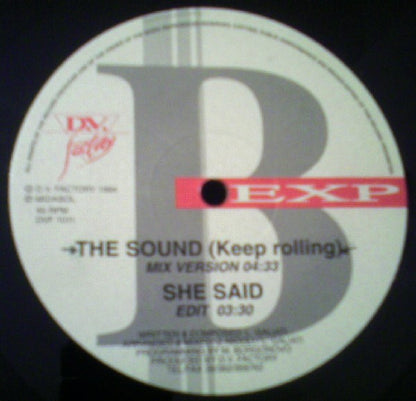 E.X.P. : The Sound (Keep Rolling) (12", Gat)