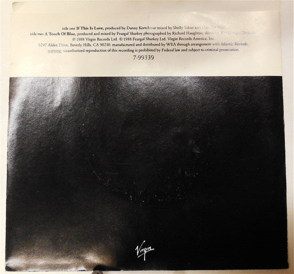 Feargal Sharkey : If This Is Love (7", Single, Spe)