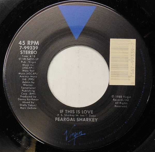 Feargal Sharkey : If This Is Love (7", Single, Spe)