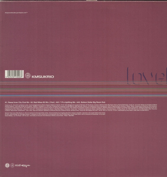 Loveland Featuring Rachel McFarlane Vs. Darlene Lewis : Let The Music (Lift You Up) (12", Single)