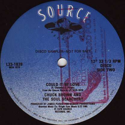 Chuck Brown And The Soul Searchers* : Never Gonna Give You Up (12", Promo)