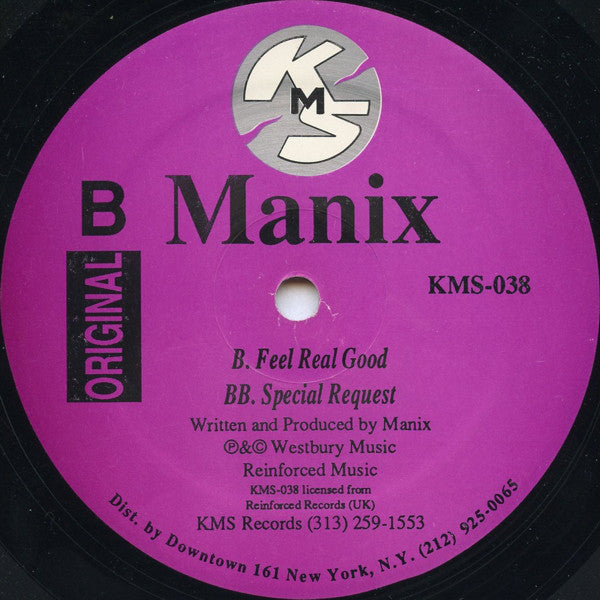 Manix : Feel Real Good (12")