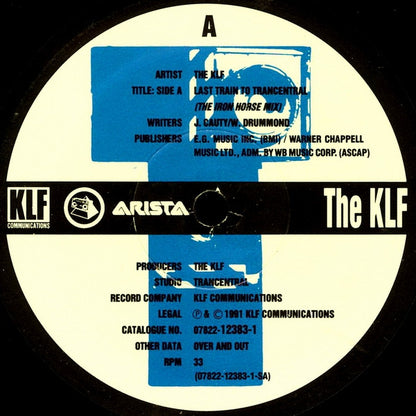The KLF : Last Train To Trancentral (Live From The Lost Continent) (12", Single)