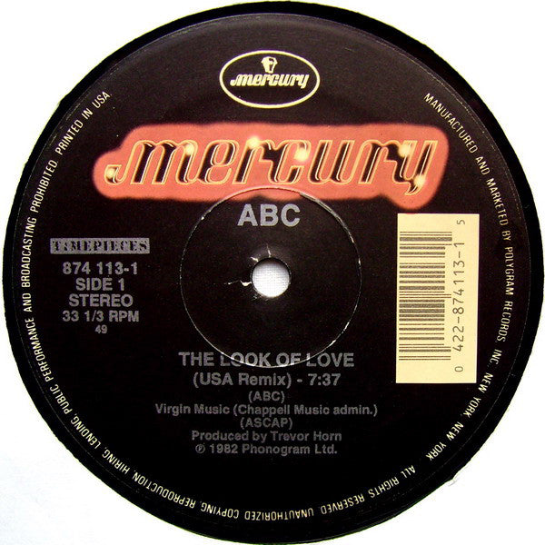 ABC : The Look Of Love / How To Be A Millionaire (12", RE)