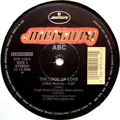 ABC : The Look Of Love / How To Be A Millionaire (12", RE)