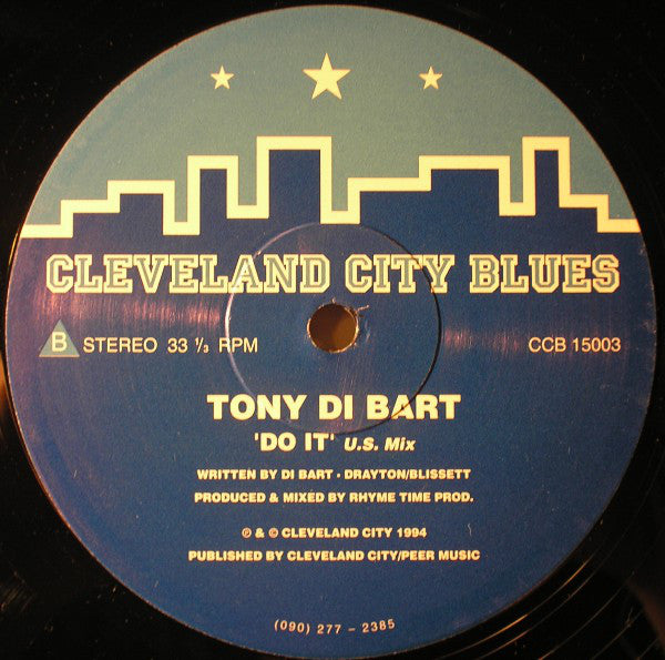 Tony Di Bart : Do It (12", Single)