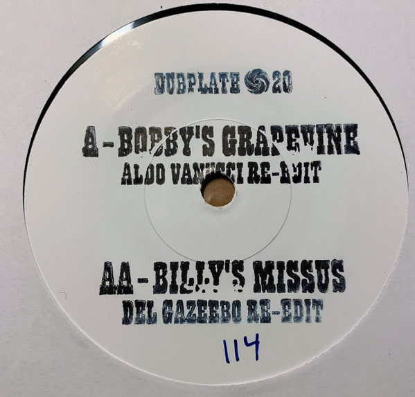 Aldo Vanucci / Del Gazeebo : Bobby's Grapevine / Billy's Missus (7", Single, Ltd, Unofficial)