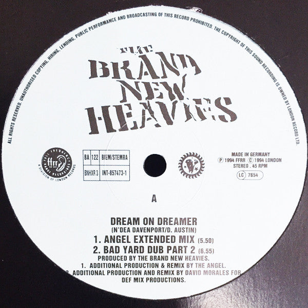 The Brand New Heavies : Dream On Dreamer (12")