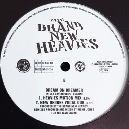 The Brand New Heavies : Dream On Dreamer (12")
