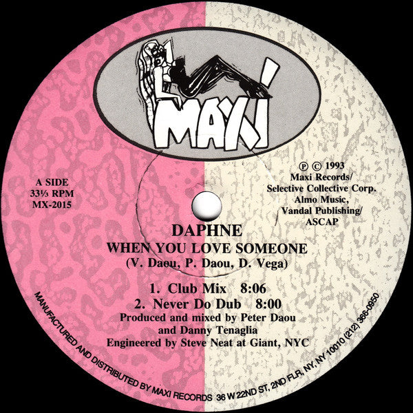 Daphne : When You Love Someone (12")