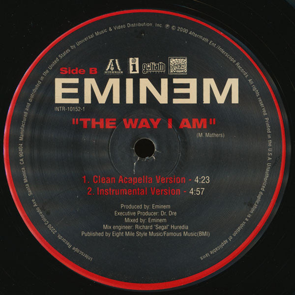 Eminem : The Way I Am (12")