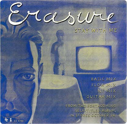 Erasure : Stay With Me (12", Promo)