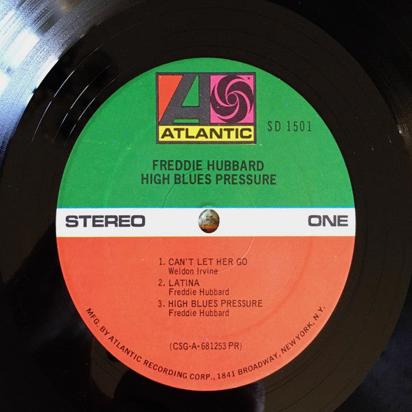 Freddie Hubbard : High Blues Pressure (LP, Album, PR)