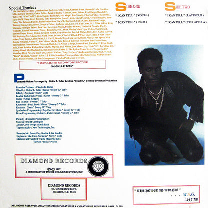 MSG Featuring Glenn "Sweety G" Toby : I Can Tell (12")