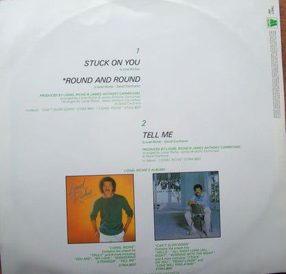 Lionel Richie : Stuck On You  (12", Single)
