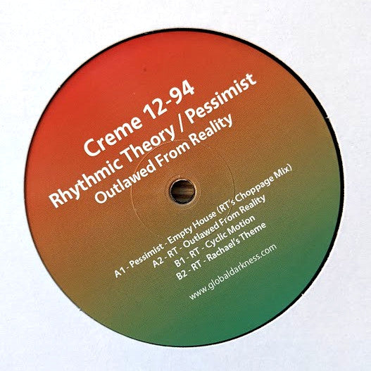 Rhythmic Theory / Pessimist (2) : Outlawed From Reality (12", EP)