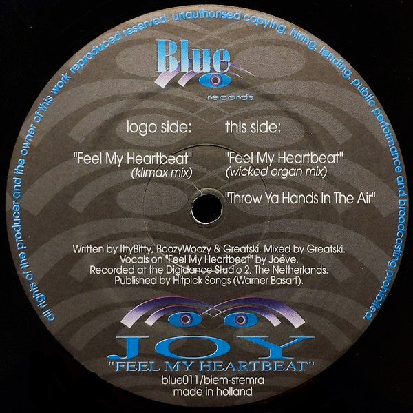 Joy (4) : Feel My Heartbeat (12")