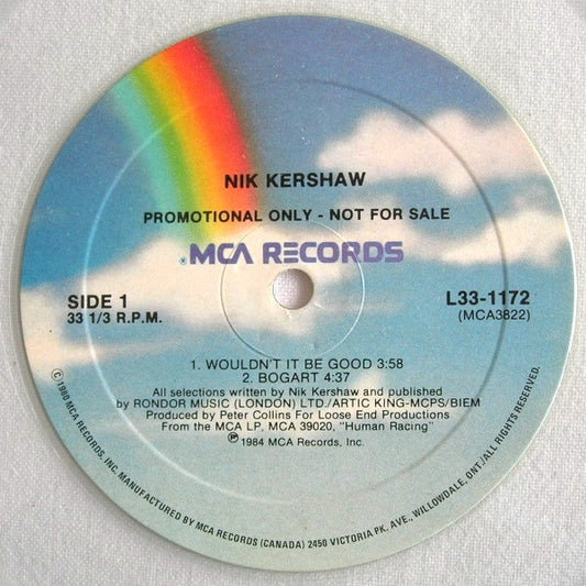 Nik Kershaw : Wouldn't It Be Good (12", Promo, Cle)