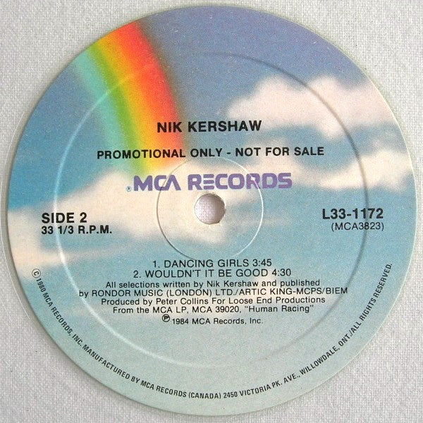 Nik Kershaw : Wouldn't It Be Good (12", Promo, Cle)