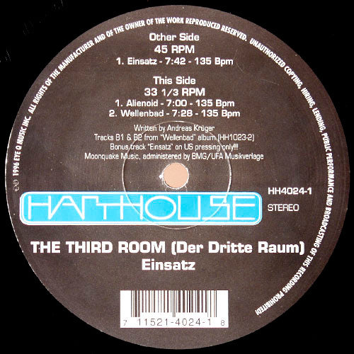 Der Dritte Raum : Einsatz (12")