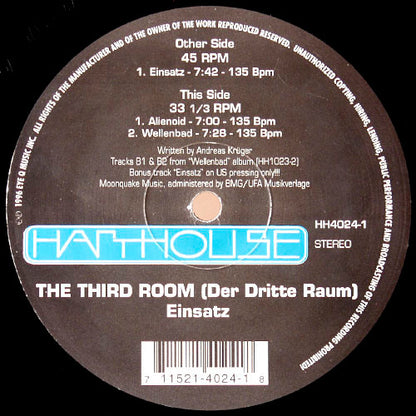 Der Dritte Raum : Einsatz (12")