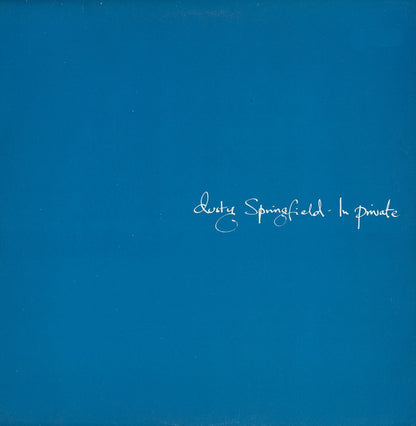 Dusty Springfield : In Private (12", Maxi)