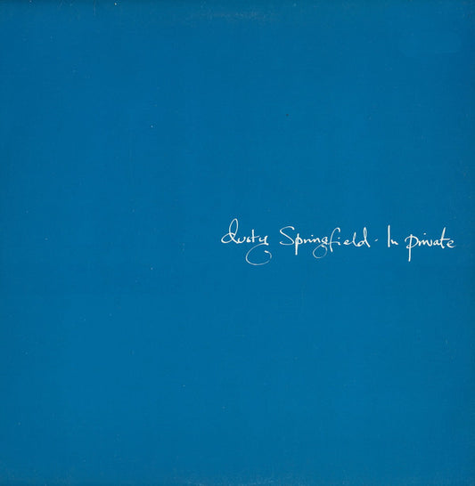 Dusty Springfield : In Private (12", Maxi)