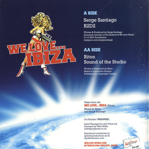 Serge Santiágo / Riton : We Love...Ibiza E.P (12", EP)