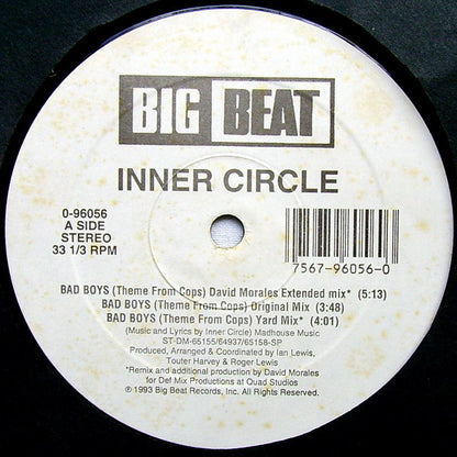 Inner Circle : Bad Boys (Theme From Cops) (12")