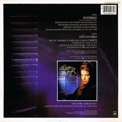 Alison Moyet : Invisible (The Transparent Mix) (12", Single)