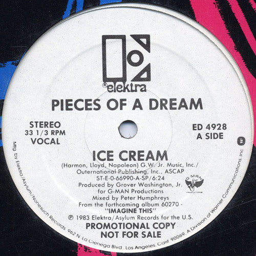 Pieces Of A Dream : Ice Cream (12", Promo)