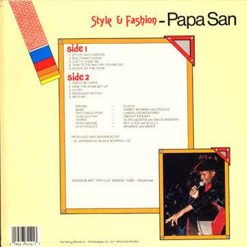 Papa San : Style & Fashion (LP)