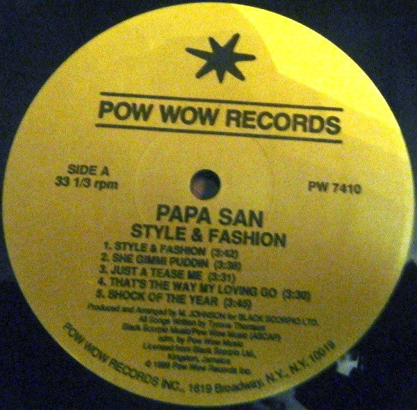 Papa San : Style & Fashion (LP)