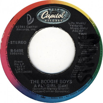 The Boogie Boys* : A Fly Girl (7", Jac)