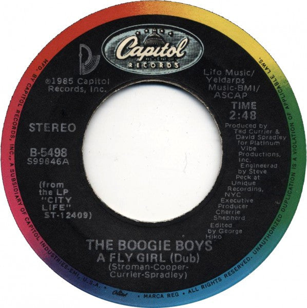 The Boogie Boys* : A Fly Girl (7", Jac)