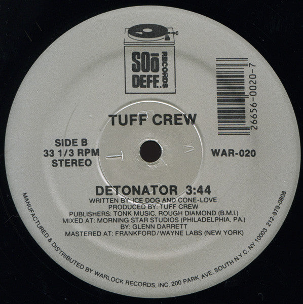 Tuff Crew : My Part Of Town (12")