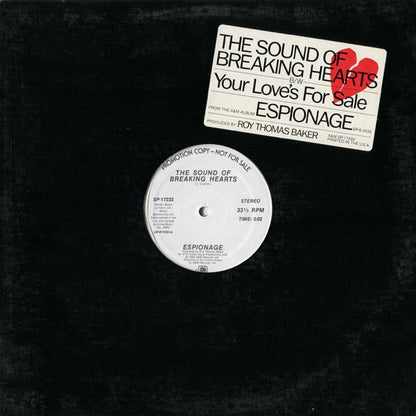 Espionage (4) : The Sound Of Breaking Hearts (12", Promo)