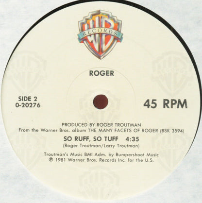 Roger* : Girl, Cut It Out (12", Maxi, ARC)