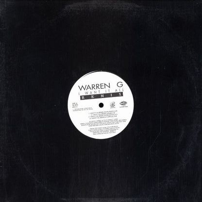Warren G : I Want It All (Remix) / We Got That (12", Promo)