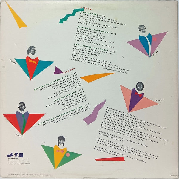 Cliff Sarde : Temporary Tight (12", EP)