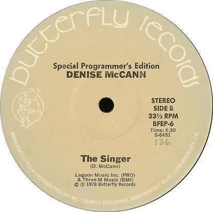Denise McCann : Midnight Madness / The Singer (12")