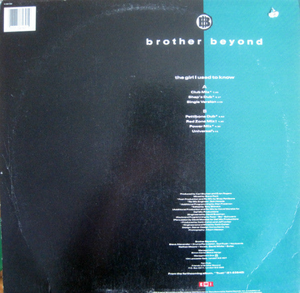 Brother Beyond : The Girl I Used To Know (12")